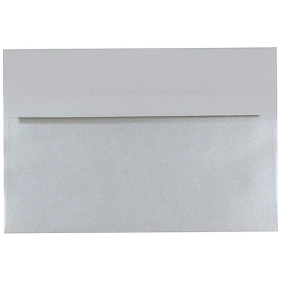 JAM Paper Silver Stardream A8 Metallic Invitation Envelopes, 50ct.