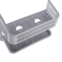 Bath Bliss Gray Molded Shower Caddy