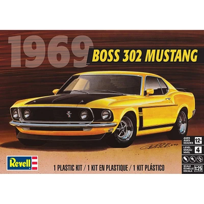 '69 Boss 302 Mustang Plastic Model Kit