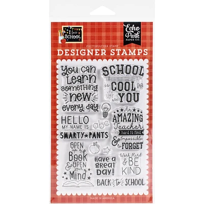 Echo Park™ School Is Cool Stamps