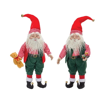 20" Plush Toy Shop Santa Set