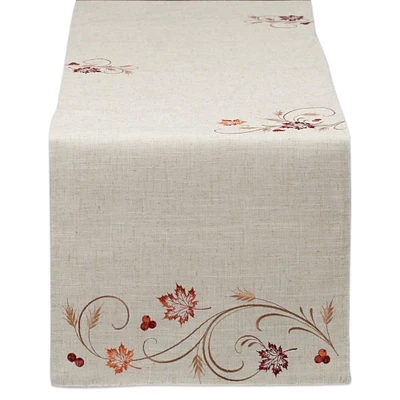 DII® 108" Autumn Wheat Table Runner