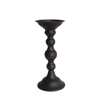 6 Pack: 9.45" Black Metal Candle Holder by Ashland®