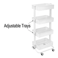 Lexington 4-Tier Rolling Cart by Simply Tidy