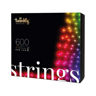 Twinkly™ Gen II 600ct. LED RGB Smart Light Strings