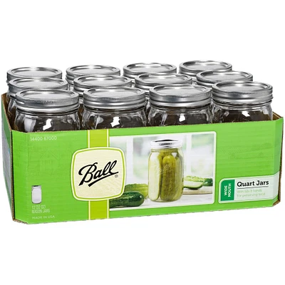 Ball® 32oz. Wide Mouth Canning Jar, 12ct.