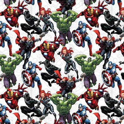 Avengers Unite Cotton Fabric