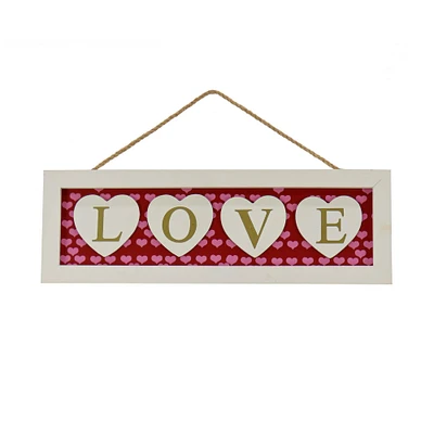 16" Valentine's Day Collection Red LOVE Hanging Wall Decoration