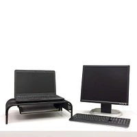 Mind Reader Metal Mesh Monitor Stand & Desk Organizer