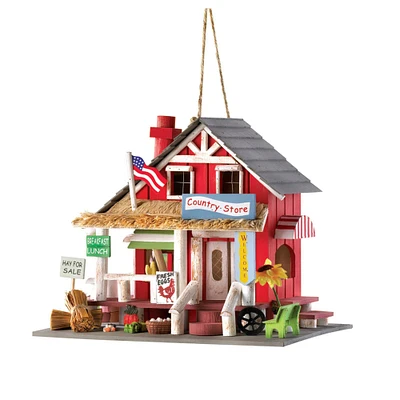 10.25" Rustic Country Store Birdhouse