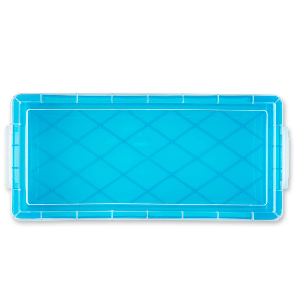 Teal Stacking Pencil Box by Simply Tidy™