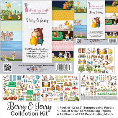 Dress My Craft Collection Kit-Berry & Jerry