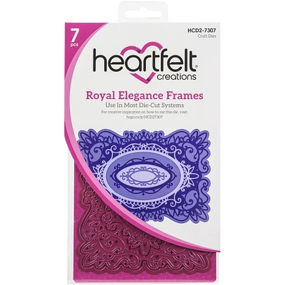 Heartfelt® Creations Royal Elegance Frames Die Set