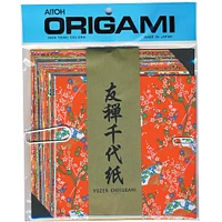 Aitoh Decorative 6'' Yuzen Chiyogami Washi Paper, 40 Sheets