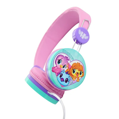 Hatchimals Pink High Quality Wired Headphones