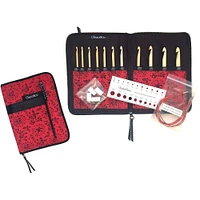 ChiaoGoo T-SPIN Interchangeable Tunisian Crochet Hook Set, E-N