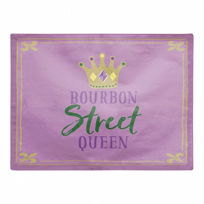 Bourbon Street Queen Mardi Gras Placemat