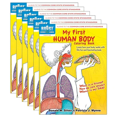 4 Packs: 6 ct. (24 total) BOOST™ My First Human Body Coloring Books