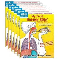 4 Packs: 6 ct. (24 total) BOOST™ My First Human Body Coloring Books