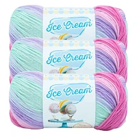 3 Pack Lion Brand® Ice Cream® Yarn