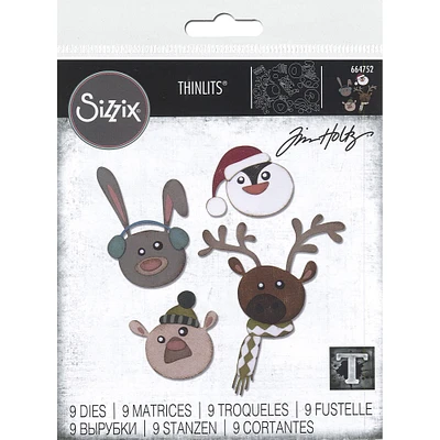 Sizzix® Thinlits™ Winter Critters Die Set by Tim Holtz®