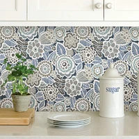 NuWallpaper Dream On Navy Peel & Stick Wallpaper