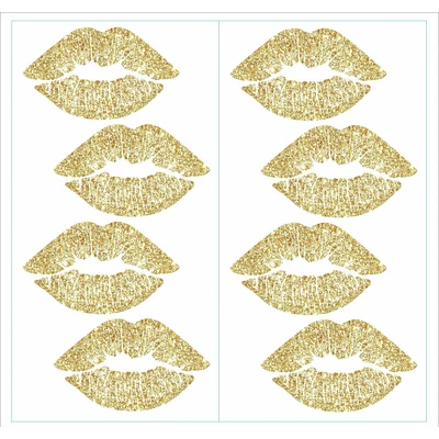 RoomMates Glitter Lip Peel & Stick Wall Decals