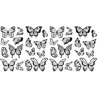 RoomMates Color Your Own Butterflies Peel & Stick Wall Decals