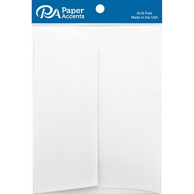 PA Paper™ Accents 4" x 5.75" Pure White Heavyweight Envelopes, 25ct.