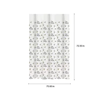 Bath Bliss Bee Happy Design Shower Curtain