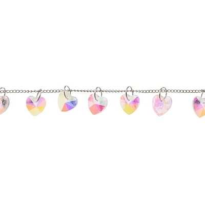 12 Pack: Faceted Glass Heart Beads, 10mm by Bead Landing™