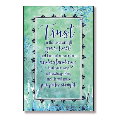 Trust In The Lord Plaque with Easel & Hanger