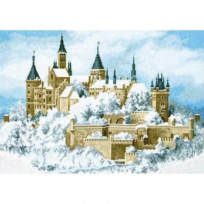 Charivna Mit Castle in the Clouds Cross Stitch Kit