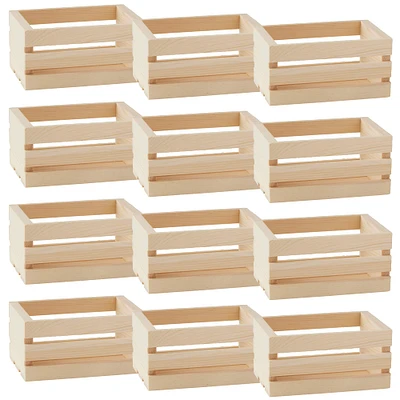 24 Pack: 5" Wooden Crate by Make Market®