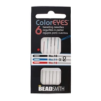 The Beadsmith® ColorEYES™ Beading Needle Set