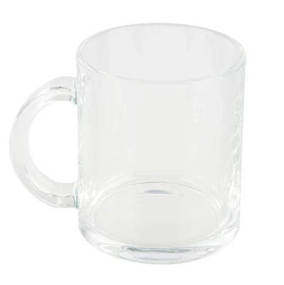 11oz. Clear Glass Sublimation Mug by Make Market®