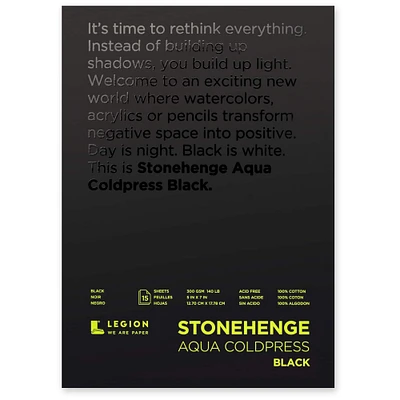 Legion Stonehenge Aqua Coldpress Black Pad