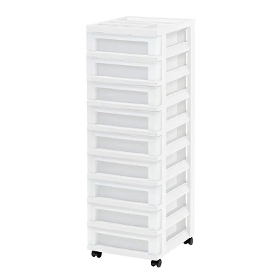 IRIS -Drawer Storage Cart With Organizer Top