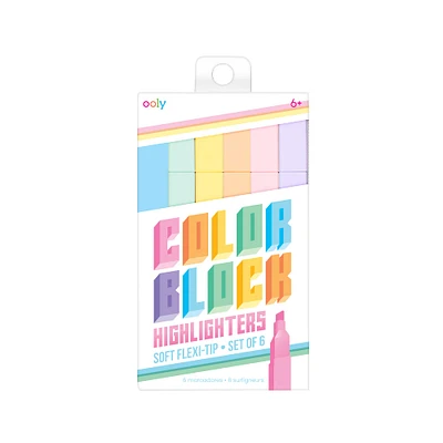 OOLY Color Block Highlighters Set