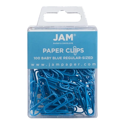 JAM Paper 1" Colorful Standard Paper Clips