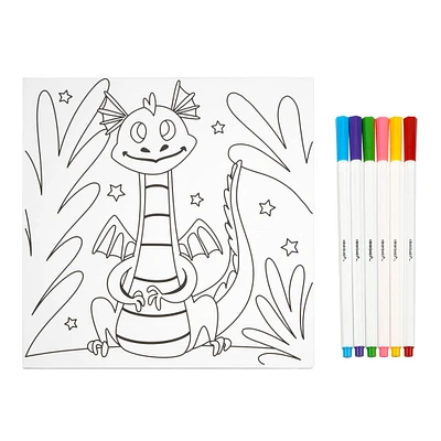 12 Pack: Dragon Coloring Board Kit by Creatology™