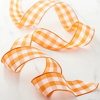 2.5" Wired Buffalo Check Ribbon by Celebrate It™ Décor