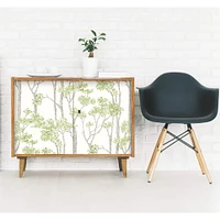 RoomMates Green & Gray Birch Grove Peel & Stick Wallpaper