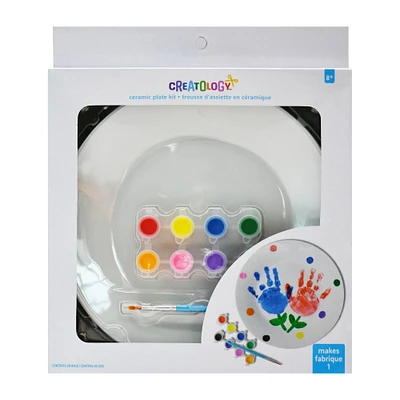 12 Pack: Color Your Own Ceramic Plate Kit by Creatology™