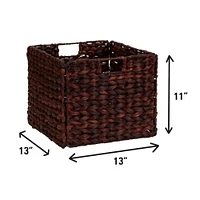 Household Essentials 13" Household Essentials Foldable Wicker Storage Bin