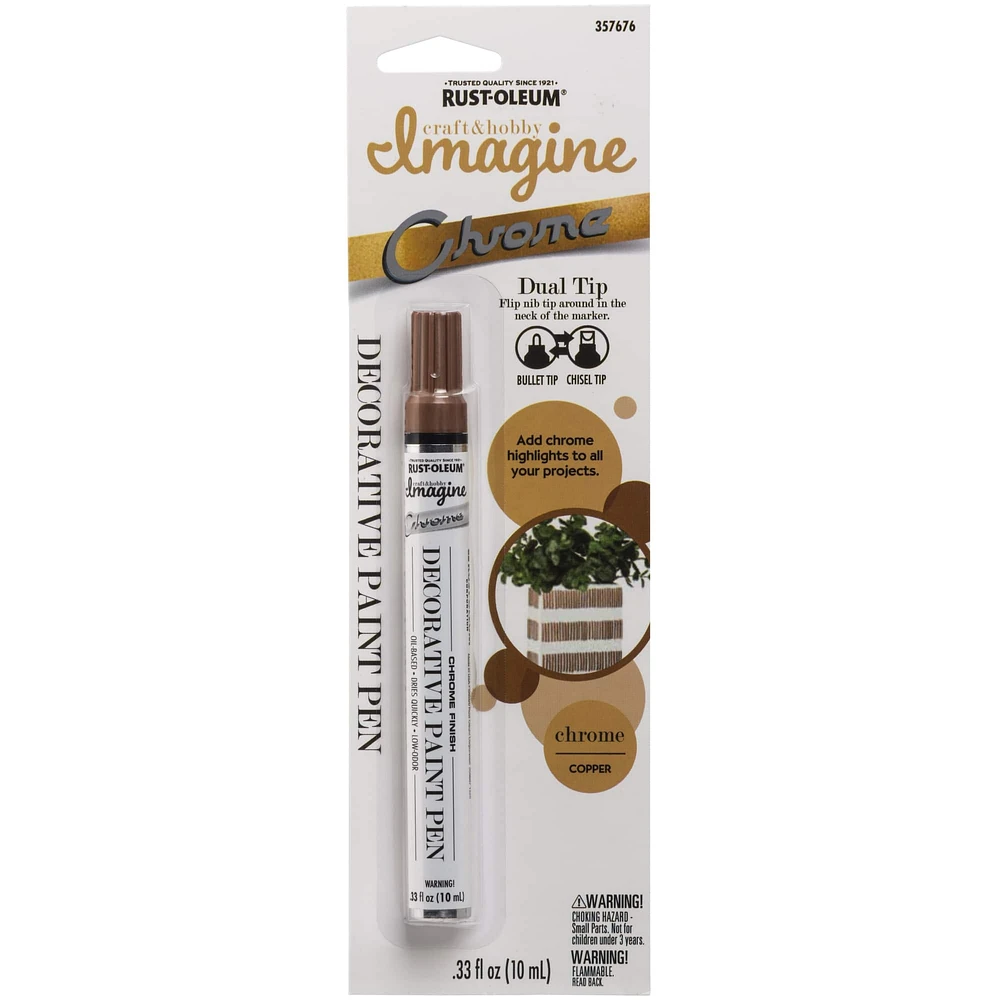 Rust-Oleum® Imagine Chrome Dual Tip Paint Marker