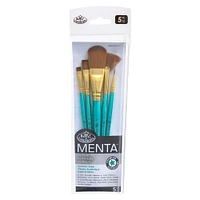 Royal & Langnickel® Menta™ Synthetic Acrylic 5 Piece Brush Set