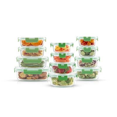 JoyJolt® Glass Storage Containers Set