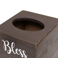 Elegant Designs Bless You Tissue Box Cover