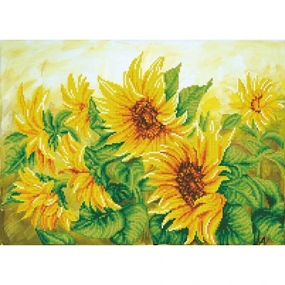 Diamond Dotz® Hazy Daze Sunflowers Diamond Painting Artwork Kit